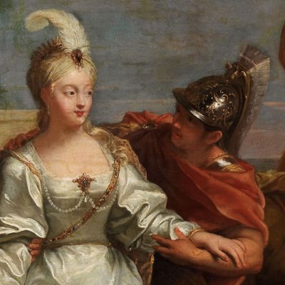 L’embarquement de Cléopâtre (Salon central Palais Giustinian Lolin) - Jean Raoux