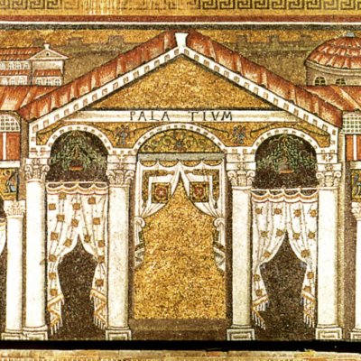Le palais des empereurs (Ravenne, S. Apollinare Nuovo)