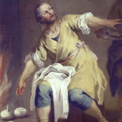 Manius Curius Dentatus préfère des navets aux dons des Samnites - Amigoni