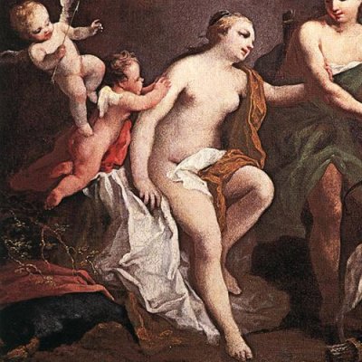 Vénus et Adonis (version de Venise) - Amigoni