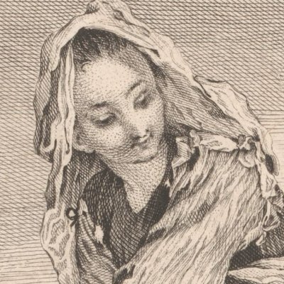 La villageoise - Aveline d’après Watteau
