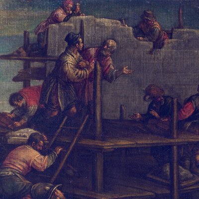 Construction de la tour de Babel - Leandro Bassano