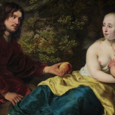 Wigbold Slicher & Elisabeth Spiegel en Pâris, Vénus & Cupidon - Ferdinand Bol