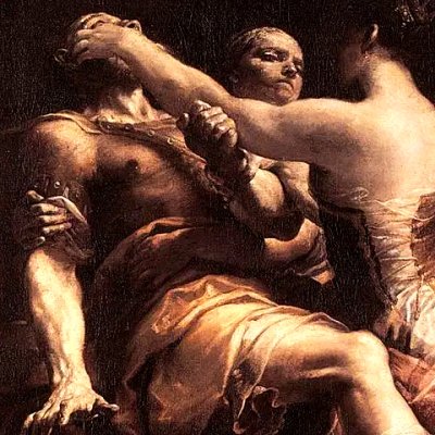 Hécube aveuglant Polymestor - Lo Spagnolo
