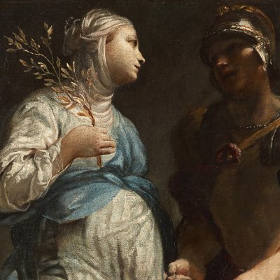 Énée entre Charon et la sibylle - Lo Spagnolo