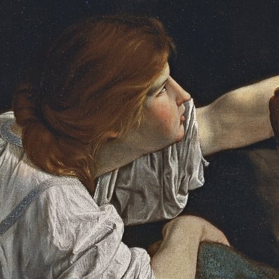 Les filles de Loth ivre contemplent Sodome en flammes - Orazio Gentileschi