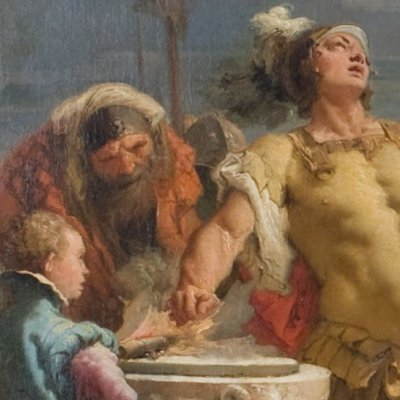 Mucius Scaevola devant Porsenna - Tiepolo
