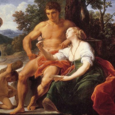Hercule entre la Vertu & la Volupté (version de Turin) - Batoni