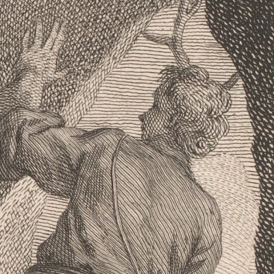 Métamorphose d’Actéon en cerf - Sornique d’après Boullogne