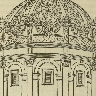 Le temple de Vénus Physizoé (Songe de Poliphile, 1546, F72r) - Jean Goujon