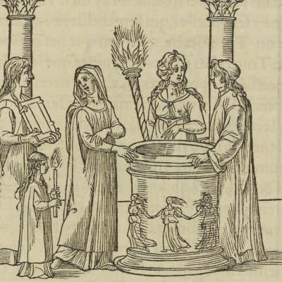 Cérémonie au temple de Vénus (Songe de Poliphile, 1546, F76r) - Jean Goujon
