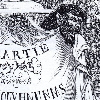 Frontispice de la quatrième partie (Gulliver, Garnier 1873) - Granville
