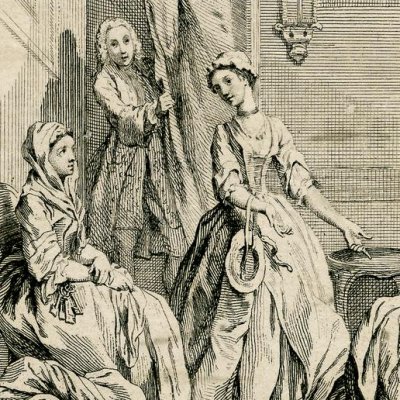 M. B épie Pamela en compagnie de Mme Jervis (Pamela 1742, vol. 1) - Hayman