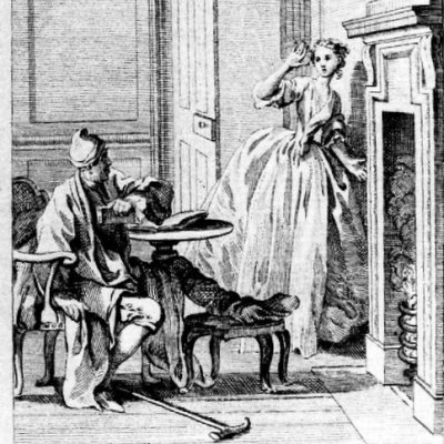 Mrs Darnford s’occupe de son père malade (Pamela 1742, vol. 3) - Hayman