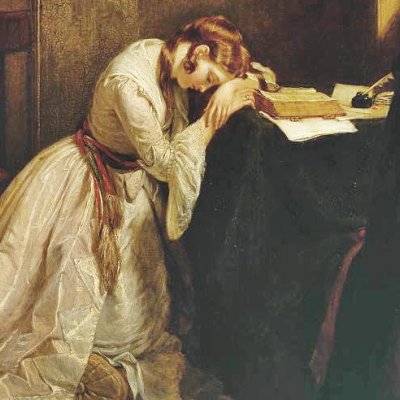 Clarisse Harlove en prison pour dettes - Charles Landseer