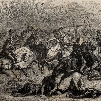 La Bataille de Poitiers (H. Martin, Hist. de France, 1886) - Yan Dargent
