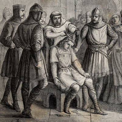 Childéric déposé (H. Martin, Hist. de France, 1886) - Belin