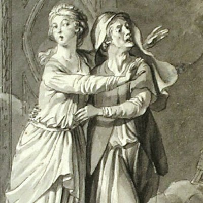 Timandre et Bleuette (Dessins pour le Cabinet des fées, 1785) - Marillier
