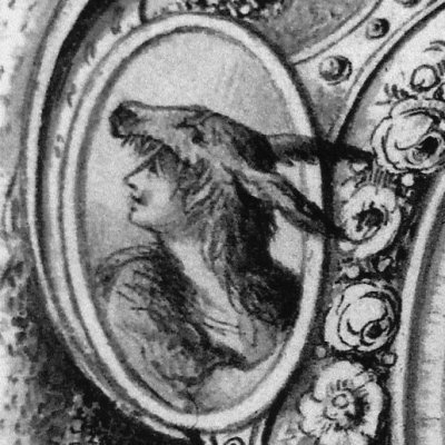 Frontispice du tome 1 (Dessins pour le Cabinet des fées, 1785) - Marillier