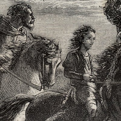 Le jeune duc Richard s’enfuit de Laon (H Martin, Hist de France 1886) - Delangle