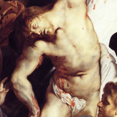 Descente de croix (Triptyque de la cathédrale d’Anvers) - Rubens