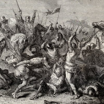 La Bataille de Bovines (H. Martin, Hist. de France, 1886) - Bayard