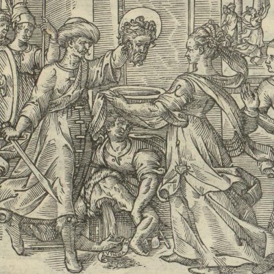 Décollation de Jean Baptiste (Evangiles arabes de Raimondi)