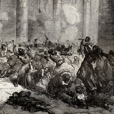 Le massacre de Béziers (H. Martin, Histoire de France, 1886) - Bayard