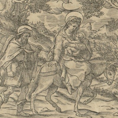 Fuite en Égypte (Evangiles arabes de Raimondi)
