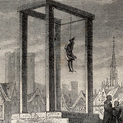 Supplice de Pierre de la Brosse (H. Martin, Histoire de France, 1886) - Bayard