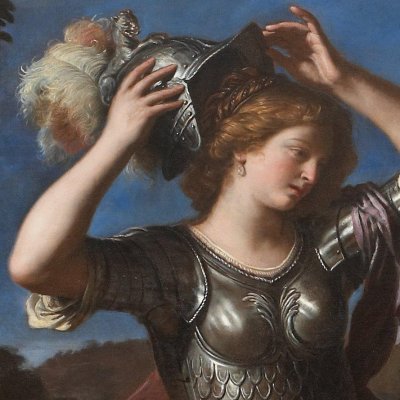Herminia among the shepherds (Minneapolis version) - le Guerchin