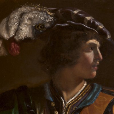 Amnon chasse sa sœur Tamar, qu’il a violée - le Guerchin