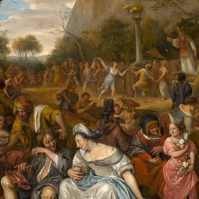 L’adoration du veau d’or - Jan Steen