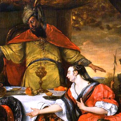 La colère d’Assuérus - Jan Steen