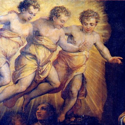 Abraham visité par trois anges - Vasari