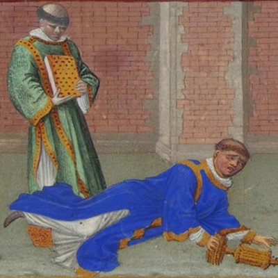 Procession de saint Grégoire 2 (Très riches Heures du duc de Berry)