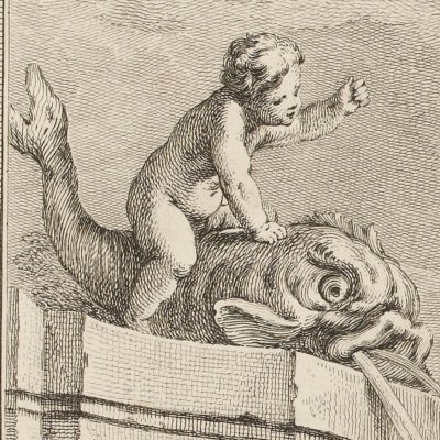 Le corbeau et le renard (La Fontaine, Desaint & Saillant 1755) - Oudry