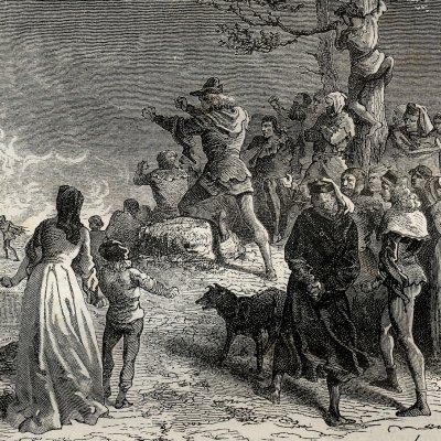Persécution des lépreux (H. Martin, Histoire de France, 1886) - Bayard