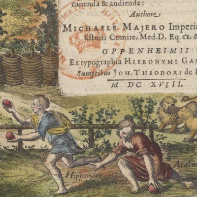 Frontispice (Michel Maier, Atalanta Fugiens, 1618)