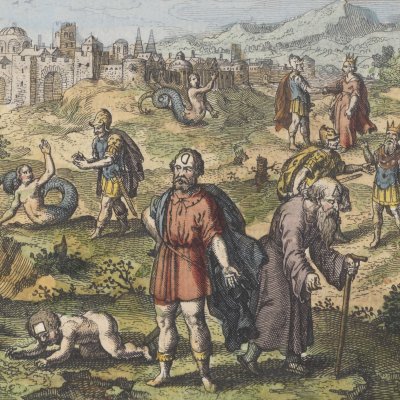 Œdipe et la sphinge (Michel Maier, Atalanta Fugiens, 1618)