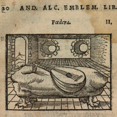 Foedera / Bundsgenossen (Alciatus, Emblematum Libellus, 1542, n°2)