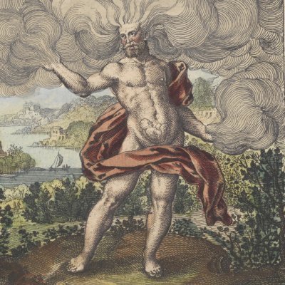 Mercure enfanté par le vent (Michel Maier, Atalanta Fugiens, 1618)