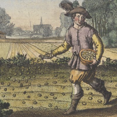 Le semeur d’or (Michel Maier, Atalanta Fugiens, 1618)