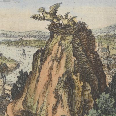 Les deux aiglons au nid (Michel Maier, Atalanta Fugiens, 1618)