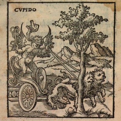 Potentissimus affectus amor / Lieb ist die gewaltigest anfechtung (Alciatus, Emblematum Libellus, 1542, n°7)