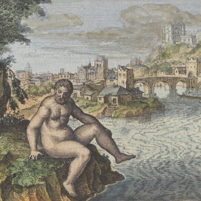 Naaman le lépreux dans le Jourdain (Michel Maier, Atalanta Fugiens, 1618)