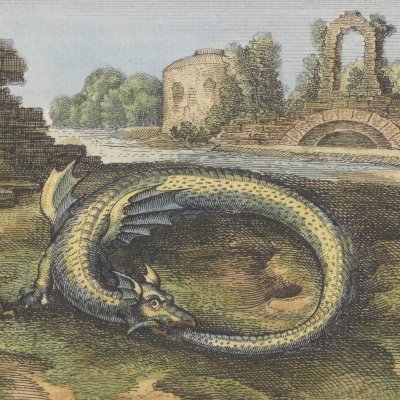 Le dragon qui dévore sa queue (Michel Maier, Atalanta Fugiens, 1618)