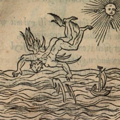 Contre les astrologues / Icare (Alciat, Emblematum Libellus, 1542)