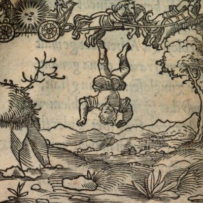 Contre les téméraires / Phaéton (Alciat, Emblematum Libellus, 1542)