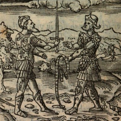 Les cadeaux des ennemis (Alciat, Emblematum Libellus, 1542, n°113)